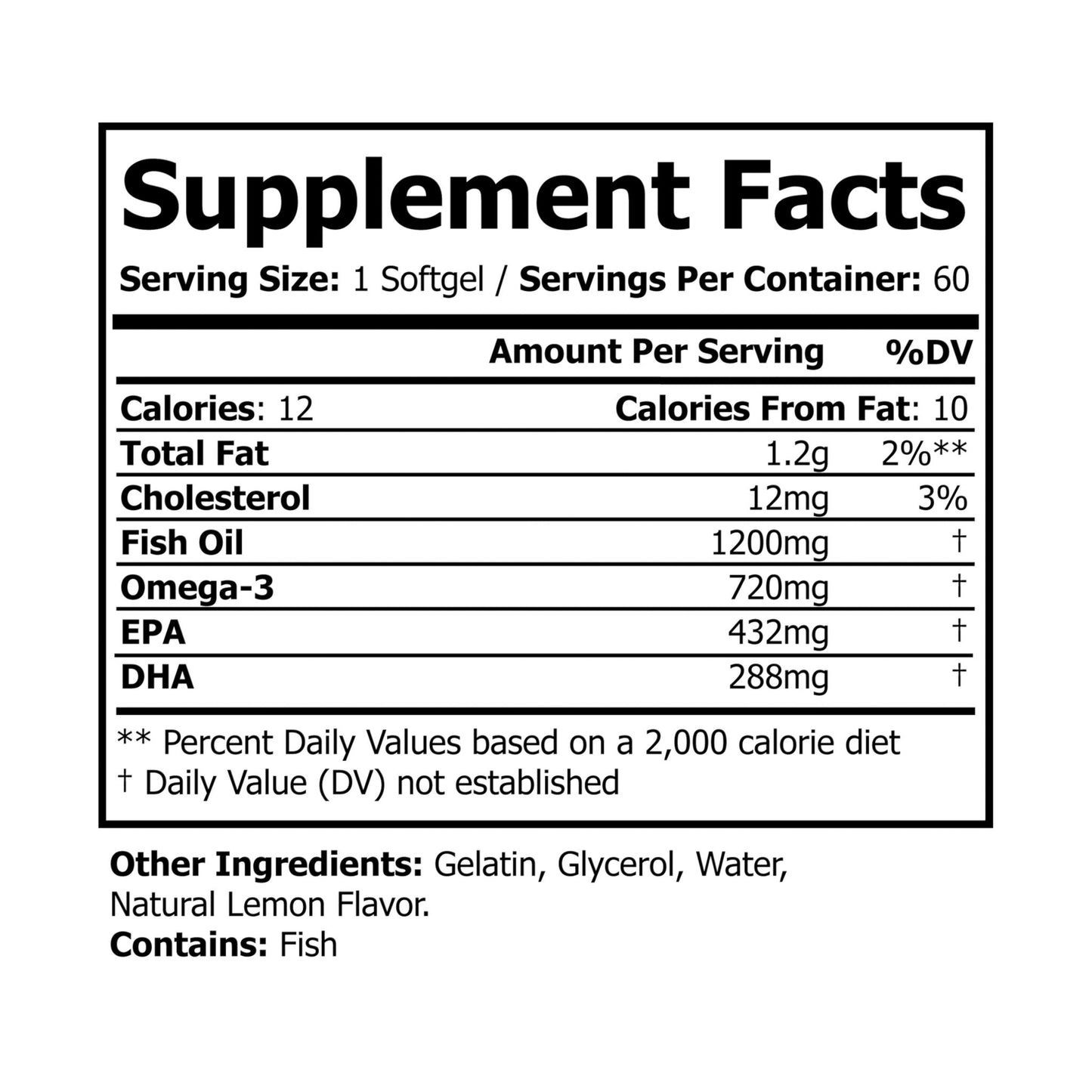 Omega 3 Fish Oil