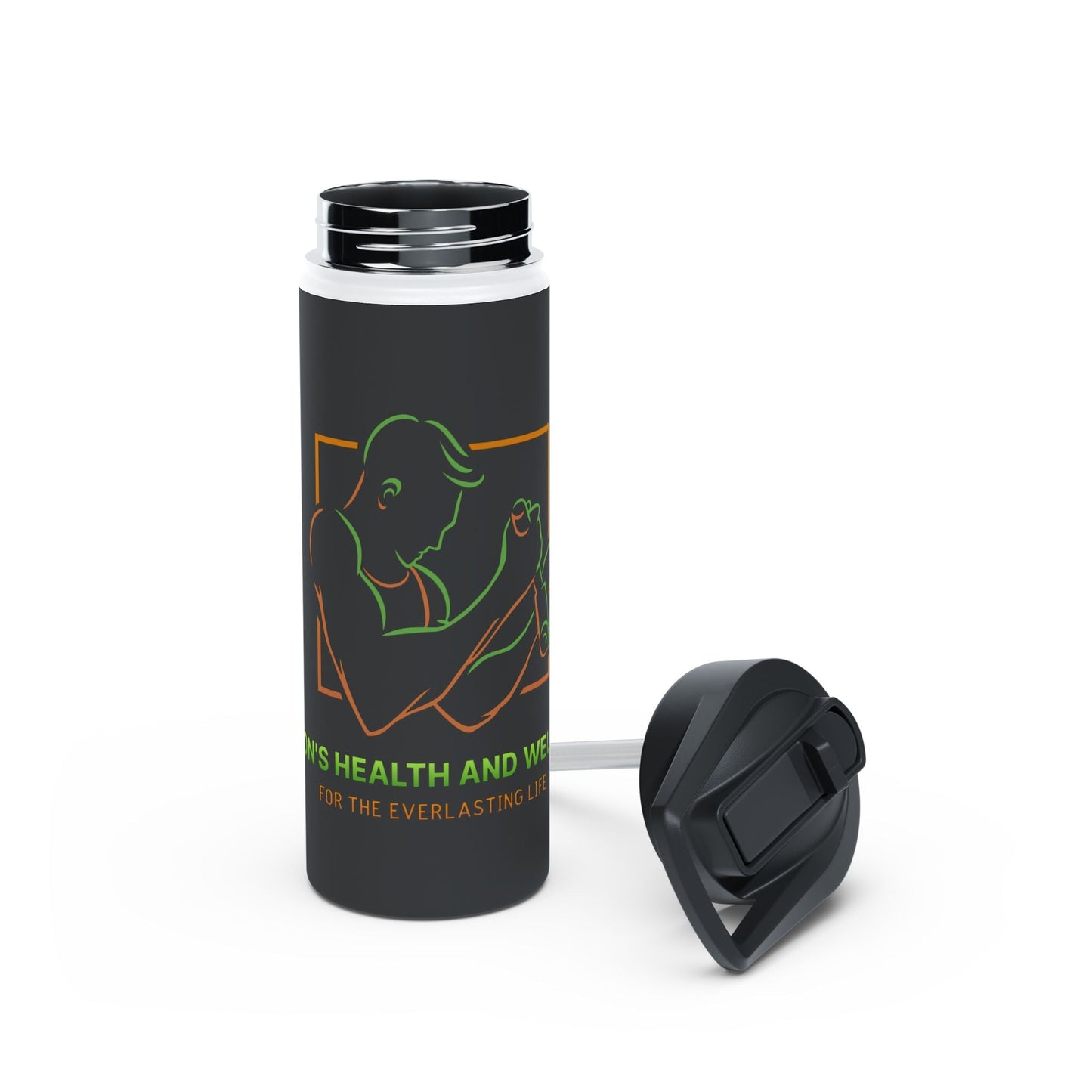 Stainless Steel Water Bottle, Standard Lid