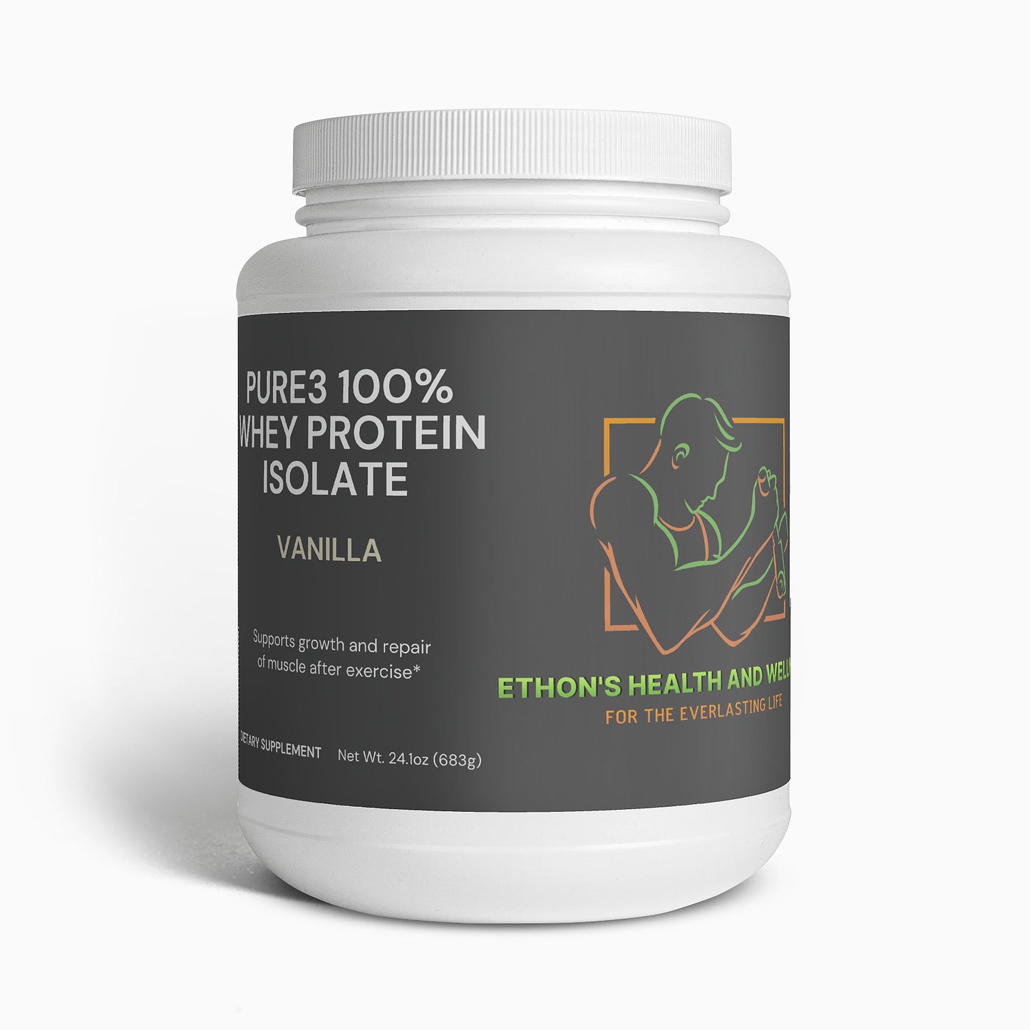Pure3 100% Whey Protein Isolate (Vanilla)