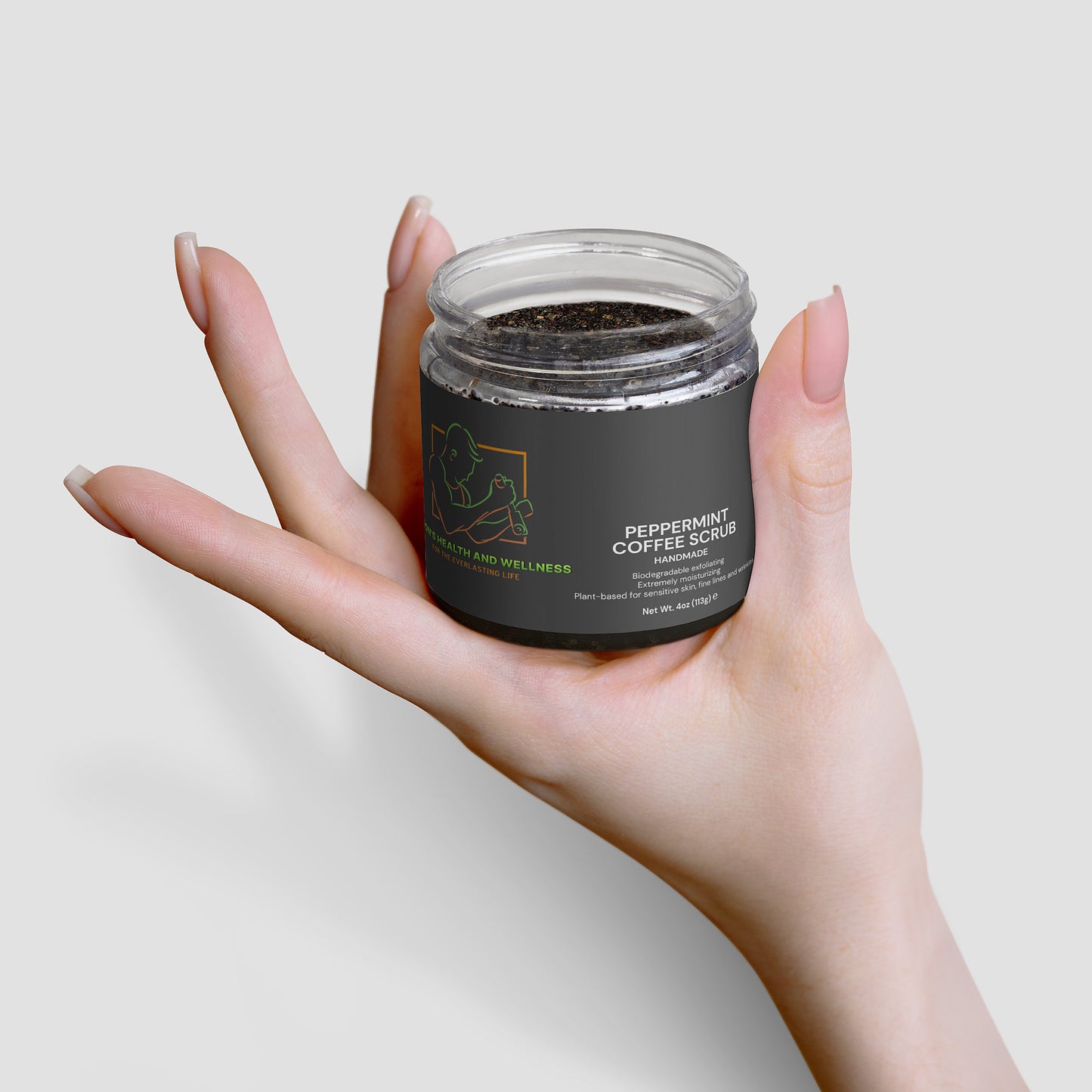 Peppermint Coffee Scrub