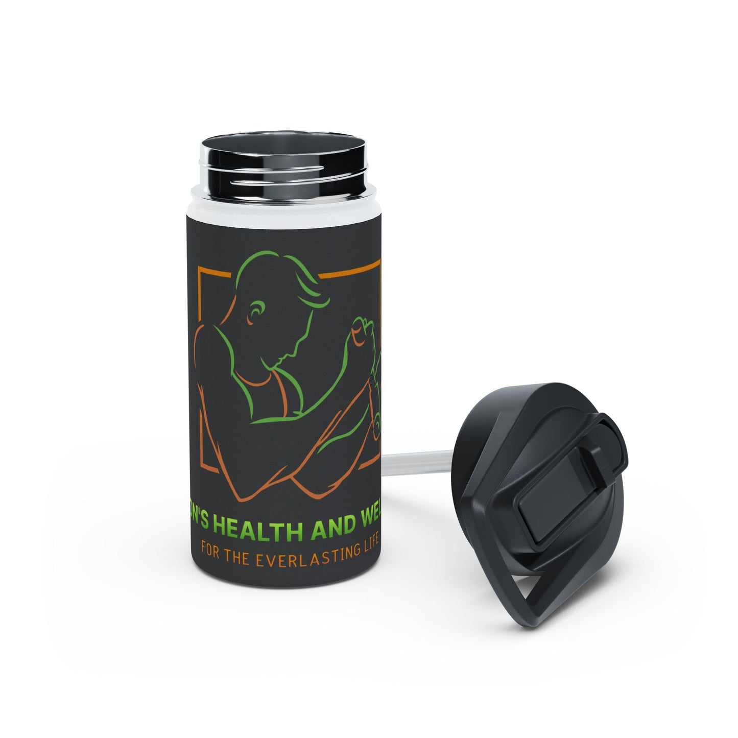 Stainless Steel Water Bottle, Standard Lid