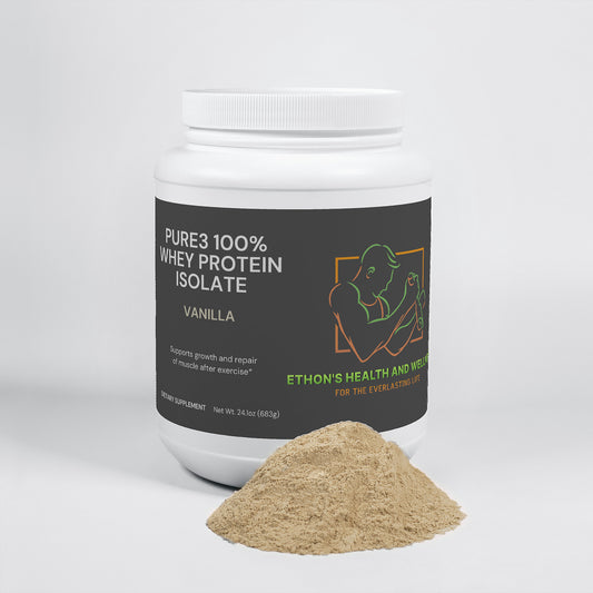 Pure3 100% Whey Protein Isolate (Vanilla)