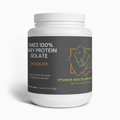 Pure3 100% Whey Protein Isolate (Chocolate)