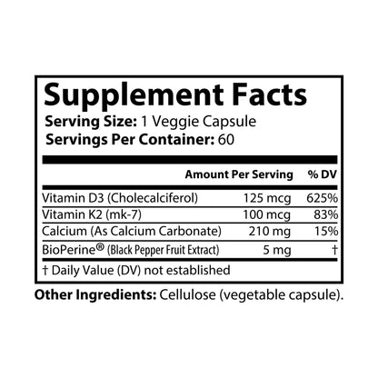 Vitamin K2 + D3