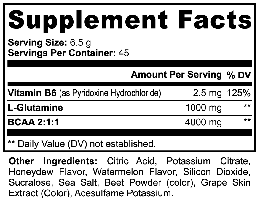 BCAA (Honeydew/Watermelon)