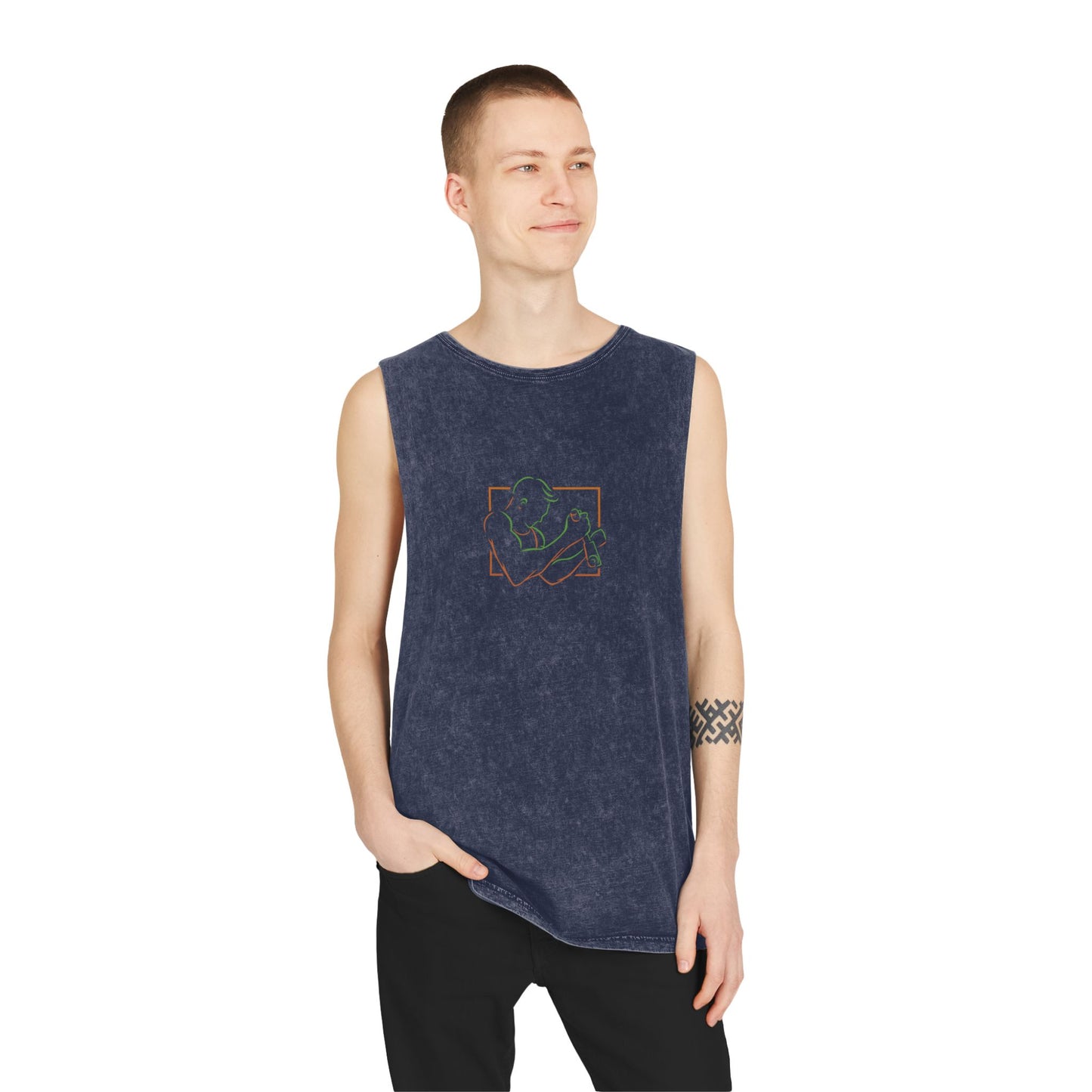 Men's Stonewash Tank Top