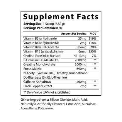 Pre-Workout (Fruit Punch)