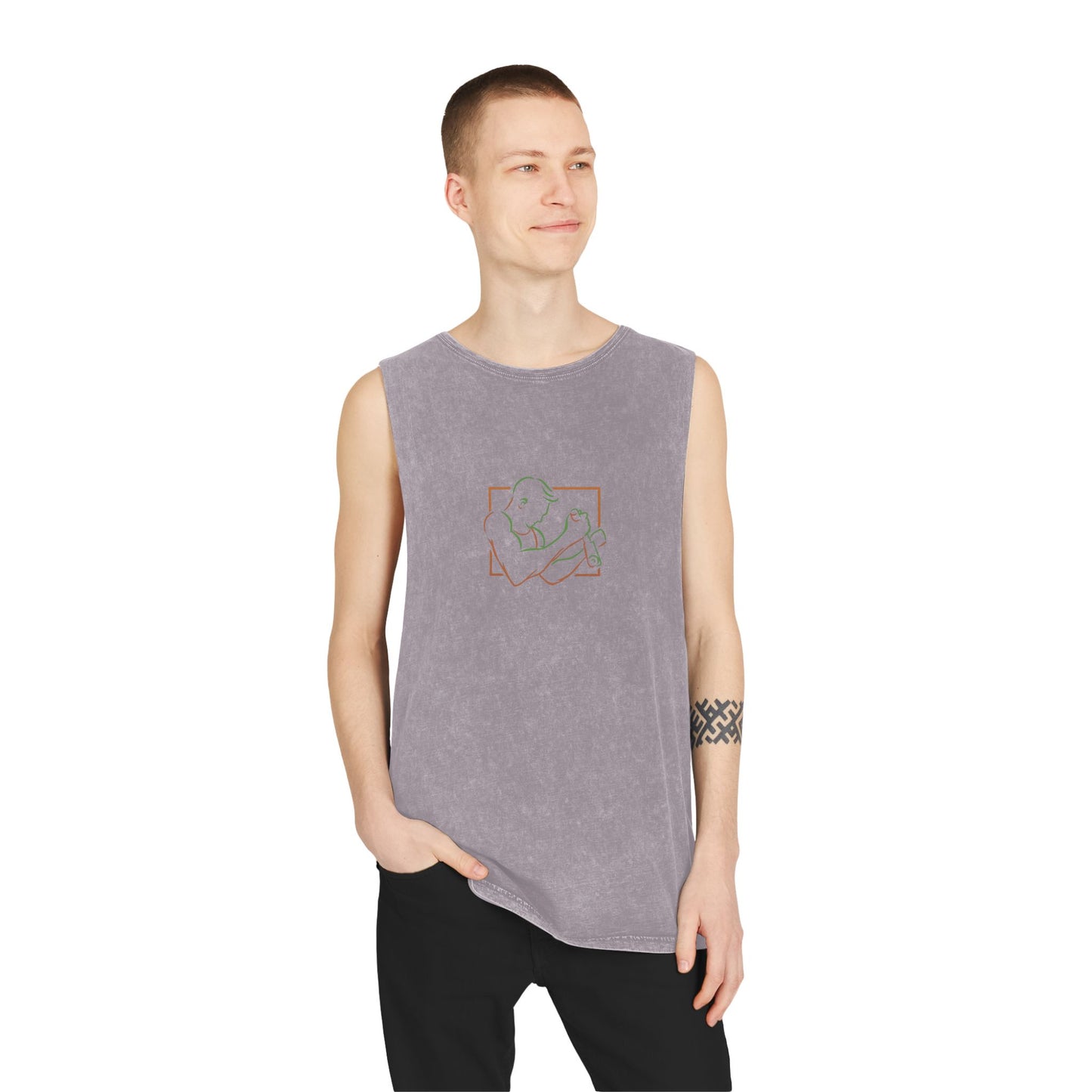 Men's Stonewash Tank Top