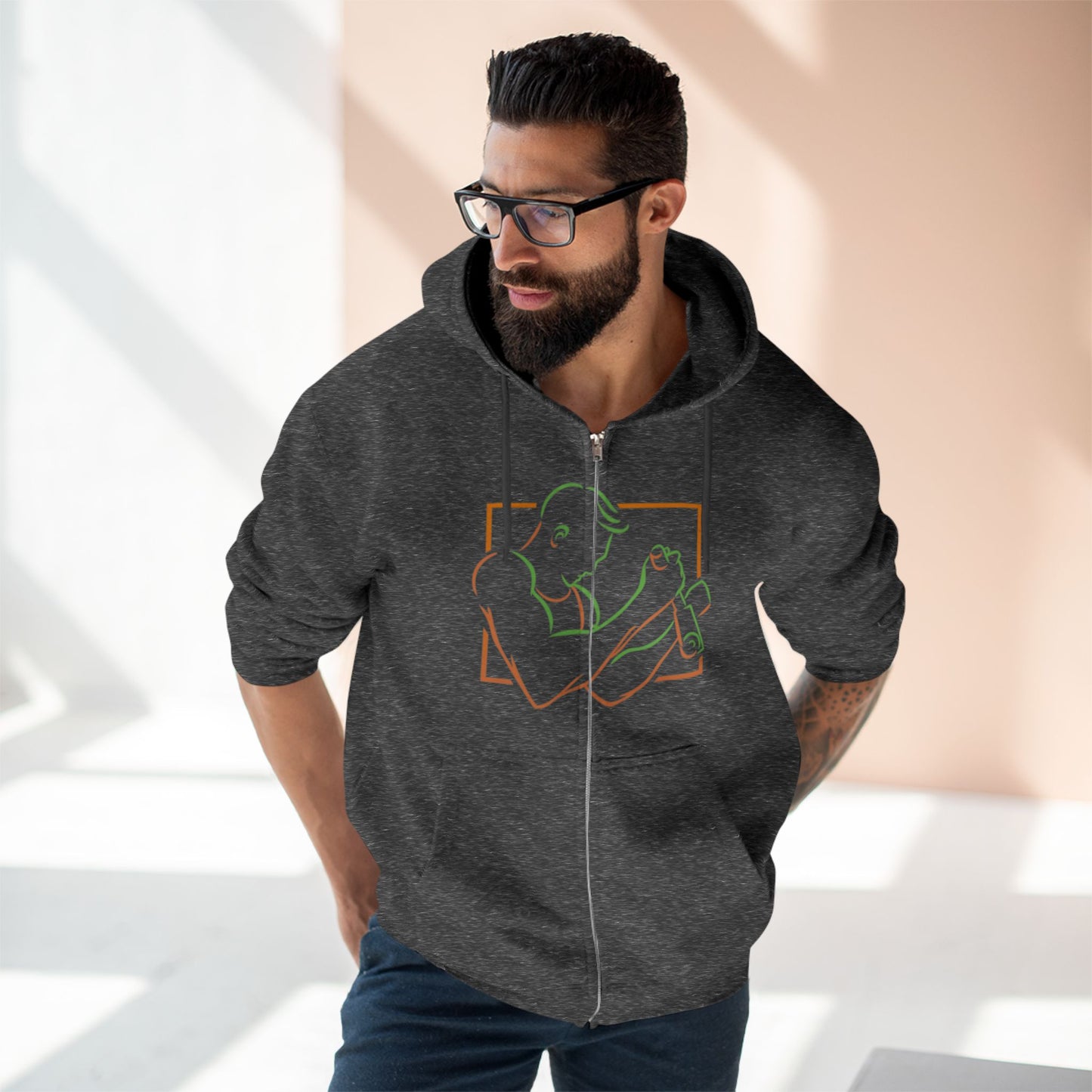Men's Zip Hoodie